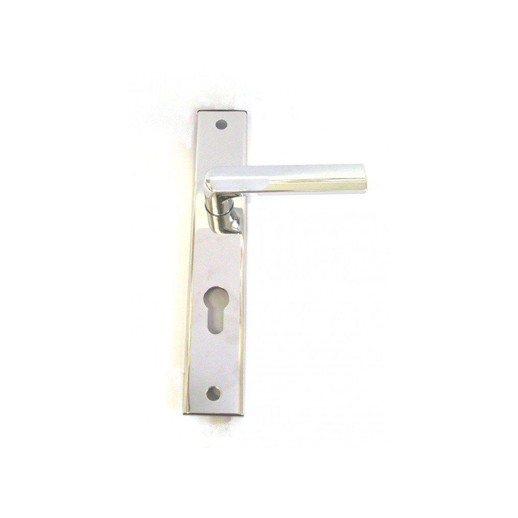 Vnitřní štít s klikou ROSTEX 72mm pro Bezpečnostní kování R1,R4,802,807 Chrom