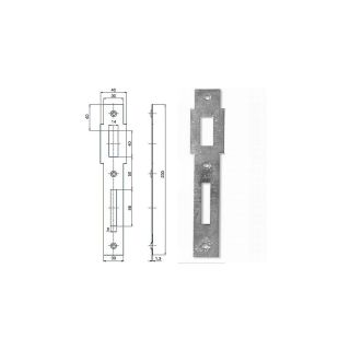 Zapadací plech rovný HOBES G 222 (G222) Zinek