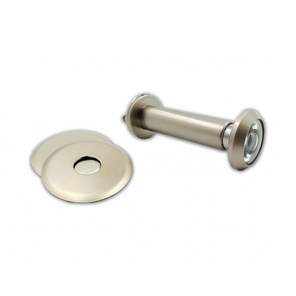 Průhledítko kukátko ESO 160 stupňů prodloužené 55-96mm Nikl satén