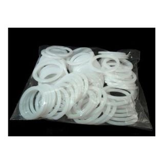 Záclonový kroužek JESAN 34mm Plast plochý