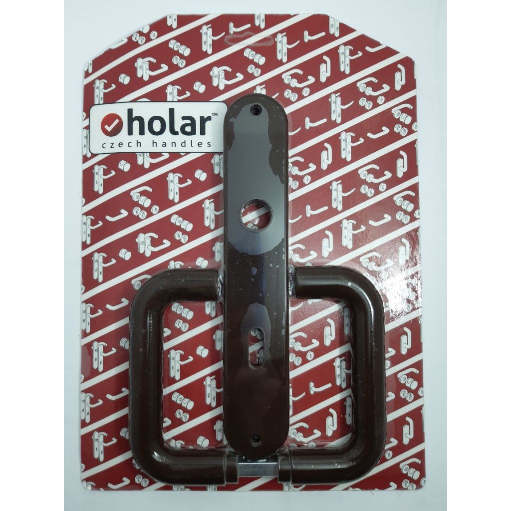 Dveřní klika STANDARD HOLAR S 01 klíč 72mm Hnědá