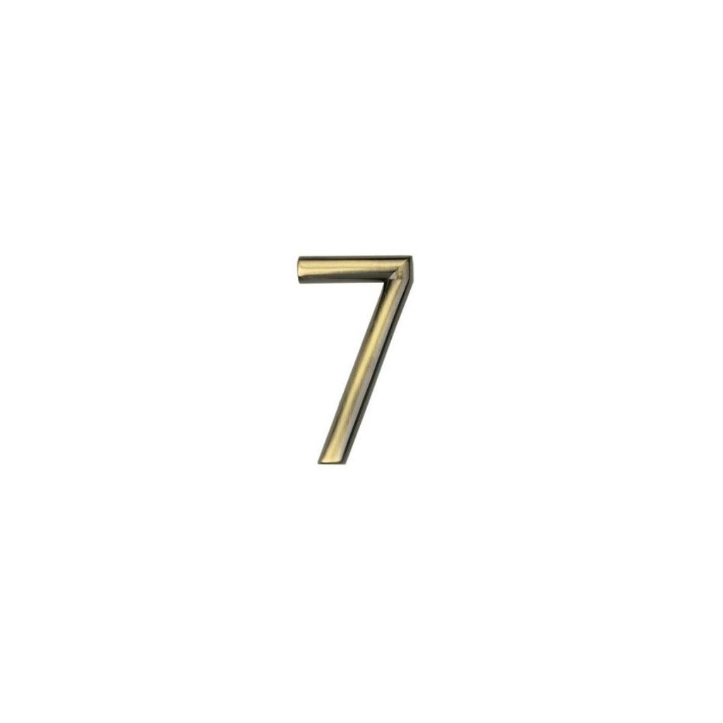 Číslice 7 NZ 75mm Bronz