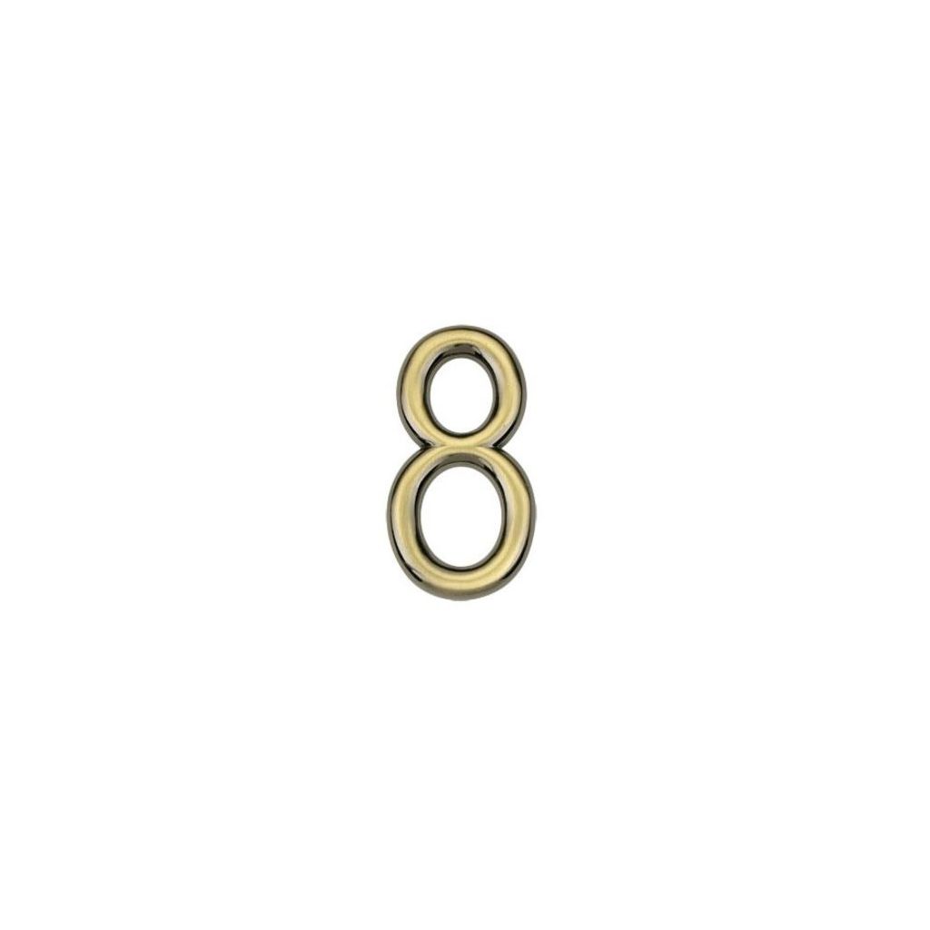 Číslice 8 NZ 75mm Bronz