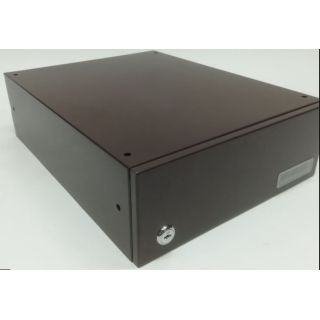 Poštovní schránka Martin-2 do sloupku zadní vhoz 300x110x390 Hnědá DOPRODEJ