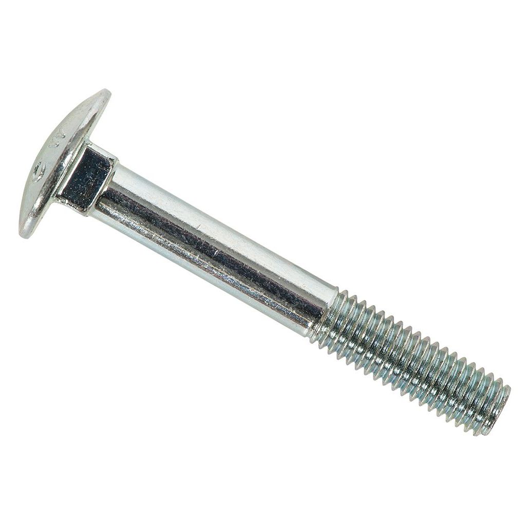 Šroub vratový M8x70 DIN 603 4.8 Zinek
