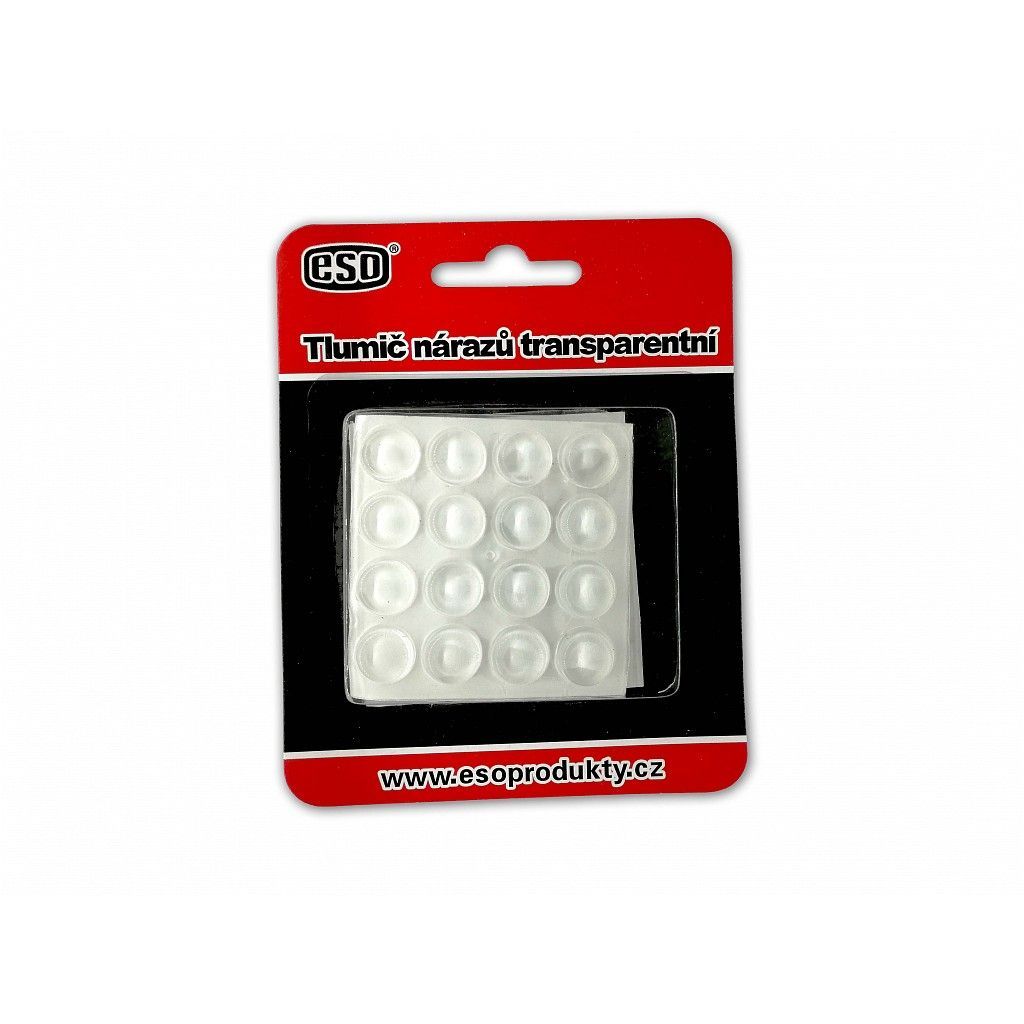 Tlumič nárazů čočka průměr 12x4mm Transparent