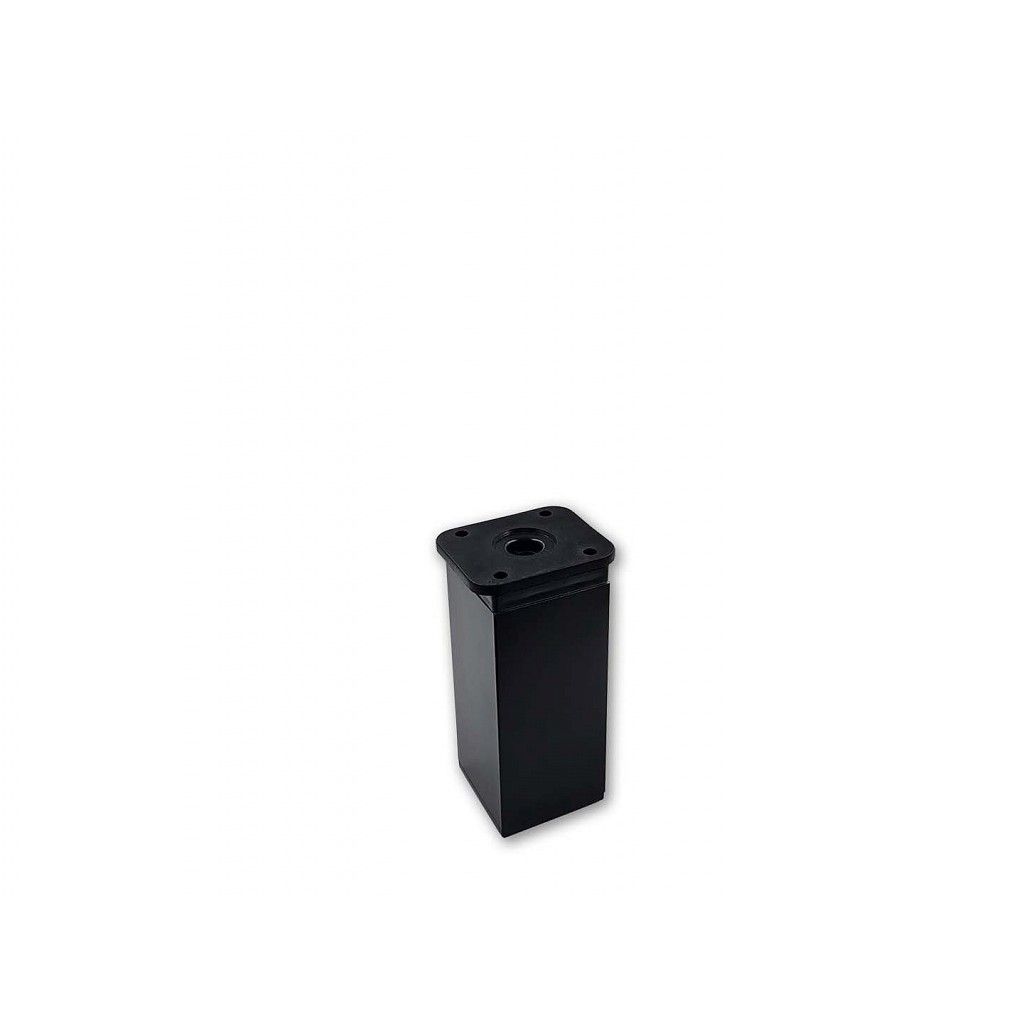 Nožka 40x40xH100mm Al rektifikační Černá matná