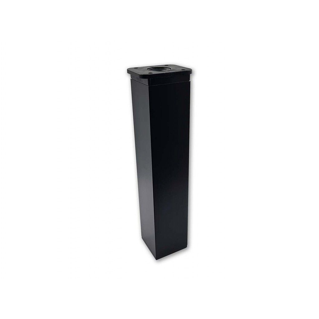 Nožka 40x40xH200mm Al rektifikační Černá matná
