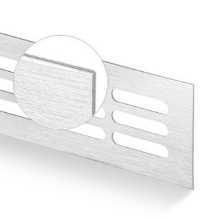 Mřížka COBRA/ACT 60x1000mm eloxovaný hliník Kartáčovaná Doprodej