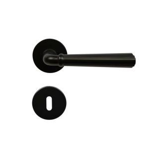 Dveřní kování RICHTER RK.K16.FIRENZE.BB.CE s vratnou pružinou klik Černá matná