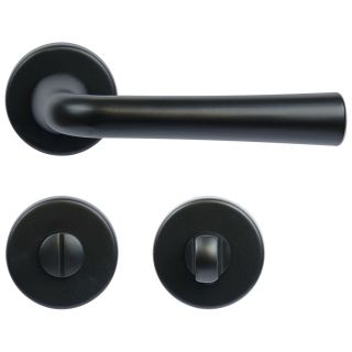 Dveřní kování RICHTER RK.LOPAR.WC.CE Černá matná