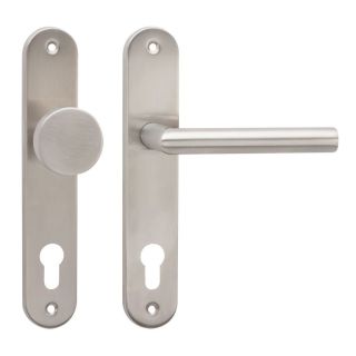 Dveřní kování COBRA Vision klika/koule Pevná Levá PZ90 Nerez