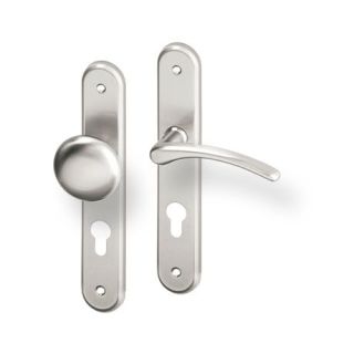 Dveřní kování ACT Viola klika-koule PZ72 Levý Nikl satén