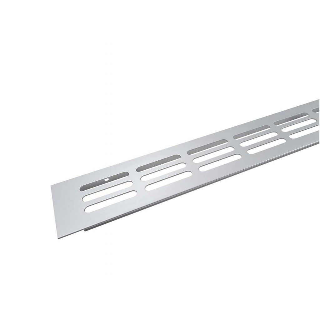 Větrací mřížka 60x400mm hliník Stříbrná