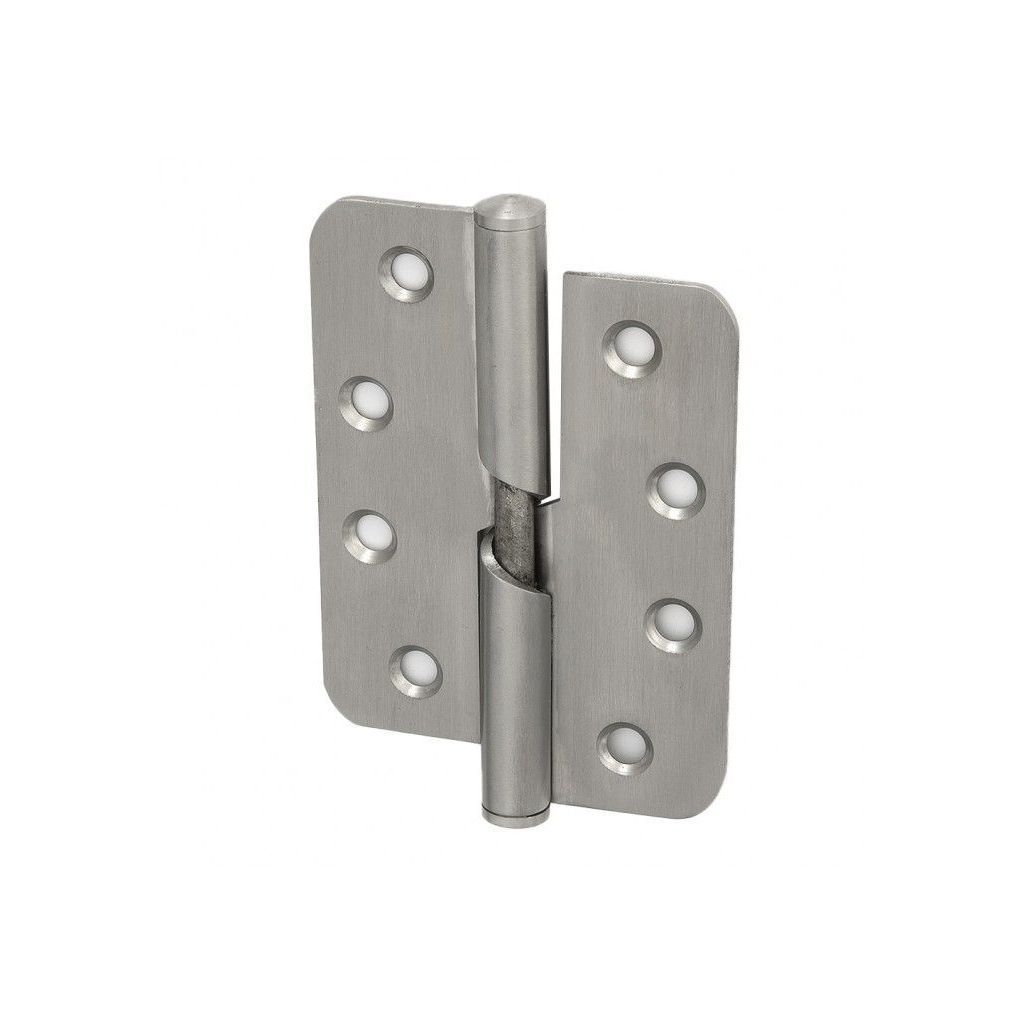 Dveřní pant Pravý 04 101x76 mm samozavírací pro LEVÉ dveře NEREZ