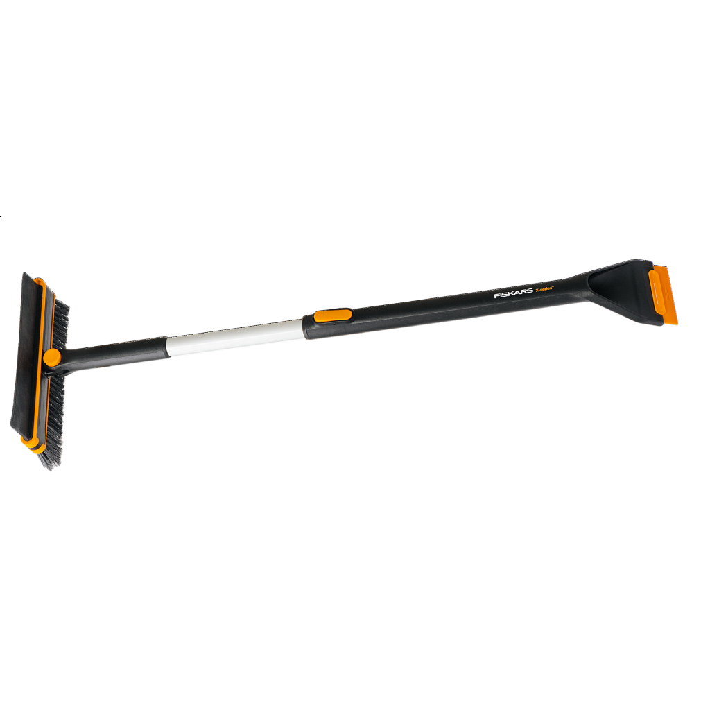Teleskopická škrabka s otočným smetáčkem FISKARS X-series™