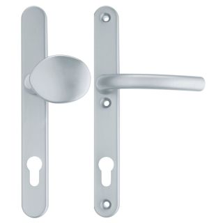 Dveřní kování COBRA Slim 2 klika-madlo PZ72 Stříbrný elox